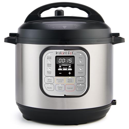 Instant Pot Duo 7-In-1 Pentola A Pressione / Vaporiera / Scaldavivande In Acciaio Inossidabile Spazzolato, Adatta A Cucinare Riso, Zuppa, Verdura E Yo