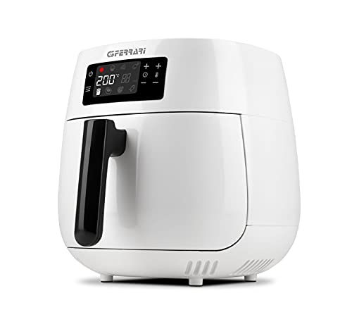 G3 Ferrari G10143 Friggisano Easy, Friggitrice Ad Aria, 4 Litri, 1400W, Bianco/Nero
