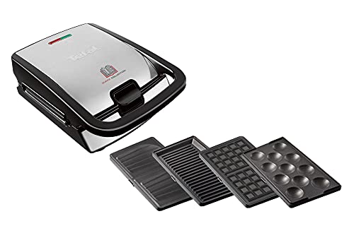 Tefal Sw854D16 Sandwich Maker 700 W Black Stainless Steel