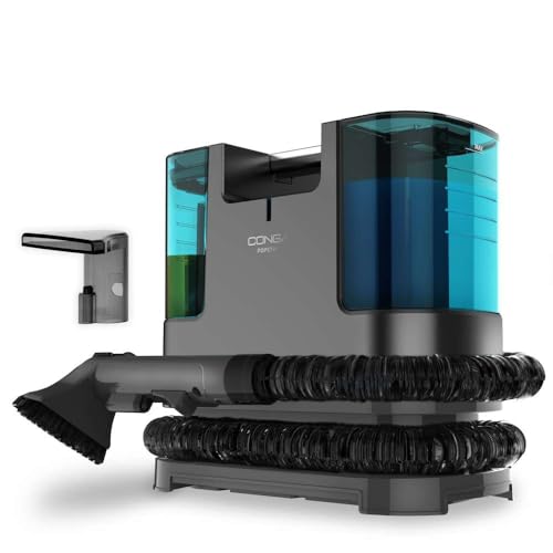 Cecotec Aspirapolvere Per Tappezzeria Conga Popstar 3000 Carpetclean L, 400 W, 2 Serbatoi, 1 Per Acqua Pulita E 1 Per Acqua Sporca, Spruzzatore D'Acqu
