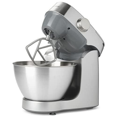 Kenwood Khc29.A0Si Impastatrice Planetaria Prospero+, Ciotola Capiente In Acciaio Da 4,3L, Dotato Di 3 Utensili Di Miscelazione, Potenza 1000Watt, Sis