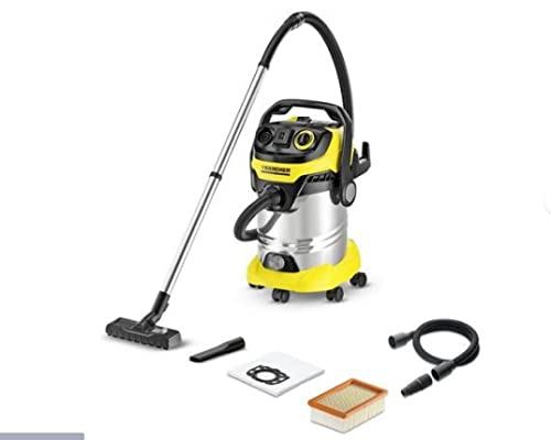 Karcher P S V-30/6/22/T, Wd 6 Ps V-30/8/35/T Aspirapolvere A Secco/Bagnato, Serbatoio In Acciaio Inox Da 30 L, 1300 W (Presa Portatile E Funzione Soff