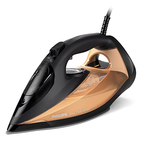 Philips Azur Serie 7000 Ferro Da Stiro A Vapore - 2800 W, Vapore Continuo 50G/Min, Colpo Vapore Da 250 G, Vapore Verticale, Piastra Steamglide Elite, 
