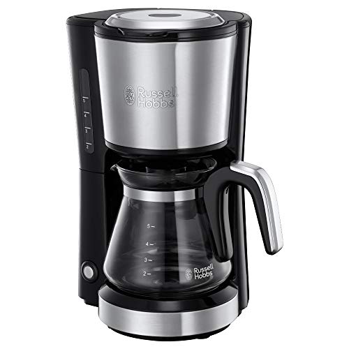 Russell Hobbs Macchina Caffè Americano, Compatta, Filtro Permanente Lavabile, Spegnimento Automatico, Mantenimento In Caldo, 5 Tazze, 740 Ml, 650 W, C