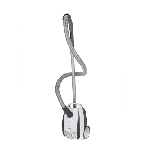 Severin 7035 Aspirapolvere Con Sacco, Classe Di Consumo Energetico A, Grigio/Bianco