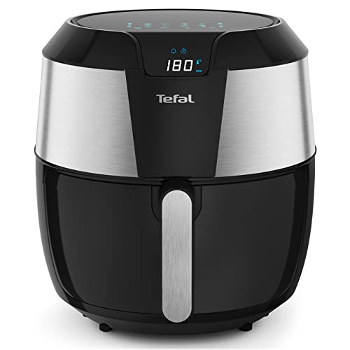 Tefal Friggitrice Ad Aria Calda Easy Fry, Metallo, Acciaio Inox Nero