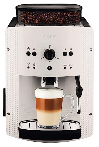 Krups Ea8105 Macchina Per Caffè Libera Installazione Macchina Per Espresso Bianco 1,6 L 9 Tazze Automatica, 1450W