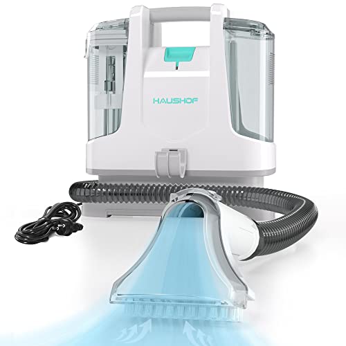 Haushof Lavatappeti Portatile 400W, Lava Divano Ad Acqua, Lava Tappezzeria 85Db, Ideale Per Pulisci Scale, Divano, Sedili Auto, Moquette E Tappeti, La