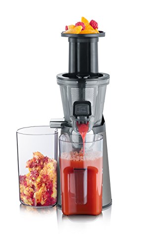 Severin Es 3571 Slow Juicer 1 L Da 150 W, Estrattore Frutta E Verdura Senza Lame A Bassa Velocità, Estrattore Di Succo Con Micro-Setaccio E Accessori