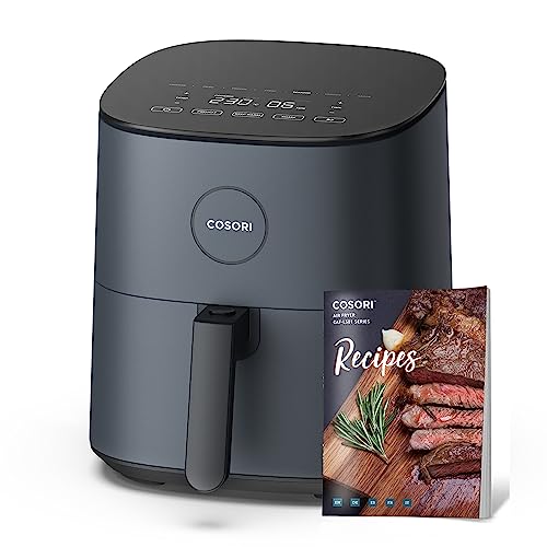 Cosori Friggitrice Ad Aria 4,7L, 75-230°C, Air Fryer Silenzioso E Risparmio Energetico, 9 Preimpostazioni, Meno Olio&Senza Fumo, Ricettario Italiano,