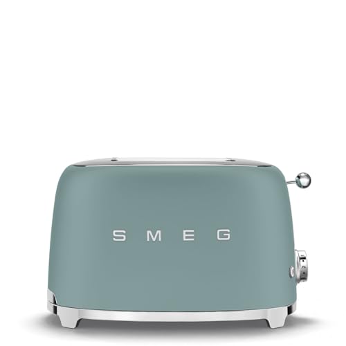 Smeg Tsf01Egmeu Tostapane 2 Fette Verde Smeraldo Opaco