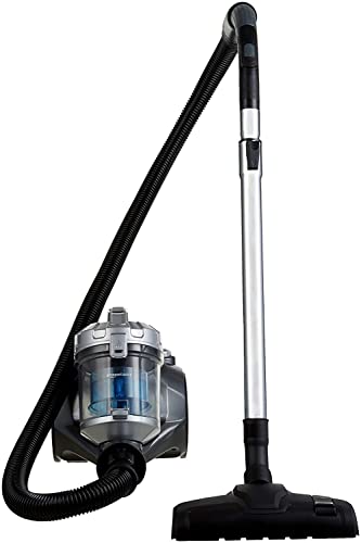 Amazon Basics, Aspirapolvere Cilindrico Senza Sacchetto 15Kc-71Eu4, Potente Per Pavimenti Duri E Tappeti, Filtro Hepa, Compatto E Leggero, 700 W, 1.5