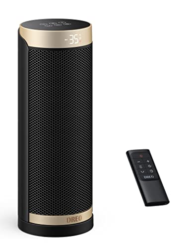 Dreo Termoventilatore, Riscaldatore Elettrico In Ceramica A Riscaldamento Rapido, 1800 W, Con Termostato, Telecomando, Protezione Da Surriscaldamento