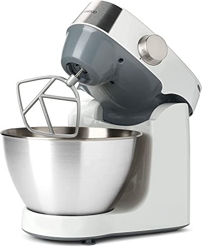 Kenwood Khc29.H0Wh Impastatrice Planetaria Prospero+, Ciotola In Acciaio Da 4,3L, Robot Da 1,4L Con 3 Dischi, Spremiagrumi, Frullatore Da 1,2L, 1000W,