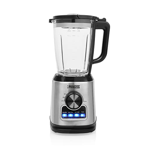 Princess 01.212094.01.001 Frullatore 212094, 1400 W, 1,75 L, Con Funzione Frullati, Pulso, Ghiaccio Tritato E Autopulente, 1.75 Litri, Inossidabile Ve