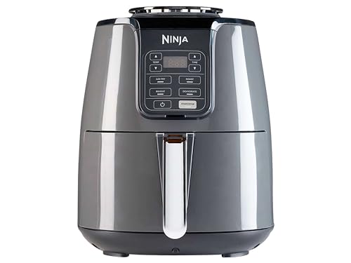 Ninja Friggitrice Ad Aria, 3.8L, 4 In 1, Digitale, Cottura Senza Olio, Frigge, Arrostisce, Disidrata, Cestello Antiaderente Lavabile In Lavastoviglie,