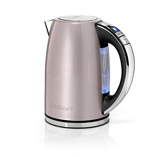 Cuisinart Cpk17Pie Bollitore Elettrico, Display Lcd E Temperature Regolabili Da 85°C A 100°C, Capacità 1.7 Litri