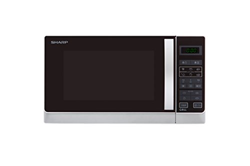 Sharp R-742(In) W R742Inw, 900 W, 25 Litri, Argento