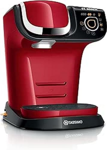 Bosch Tas6503 Tassimo My Way 2 - Caffettiera A Capsula Con Sistema Di Filtraggio Brita E Interfaccia Touch, 1500 W, 1,3 Litri, Colore: Rosso