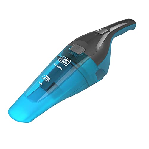 Black+Deckerwdc215Wa-Qw Aspirabriciole E Liquidi Senza Fili Potente A Batteria Litio Doppio Sistema Di Filtraggio, Design Compatto, Contenitore Rimovi