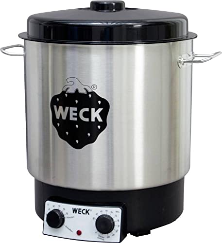 Weck Sterilizzatore Elettrico Wat 25 (Sterilizzatore / Vaporizzatore In Acciaio Inox, Distributore Di Acqua Calda, Cuocitore Di Vino Caldo, Capacità 3