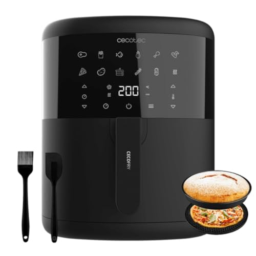 Cecotec 6 L Friggitrice Ad Aria Calda Senza Olio Con Accessori Cecofry Bombastik 6000 Full 1700 W, Tecnologia Perfectcook, Regolazione Della Temperatu