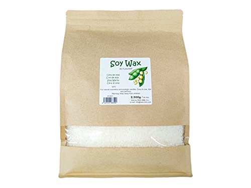 Waxim. Cera Di Soia Per Candele Biologiche E Cosmetica Naturale 2.500 G In Perle.