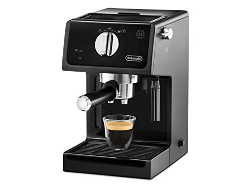 De'Longhi Ecp31.21 Macchina Da Caffè Espresso Manuale E Cappuccino, Caffè In Polvere O In Cialde E.S.E., 1100 W, Nero