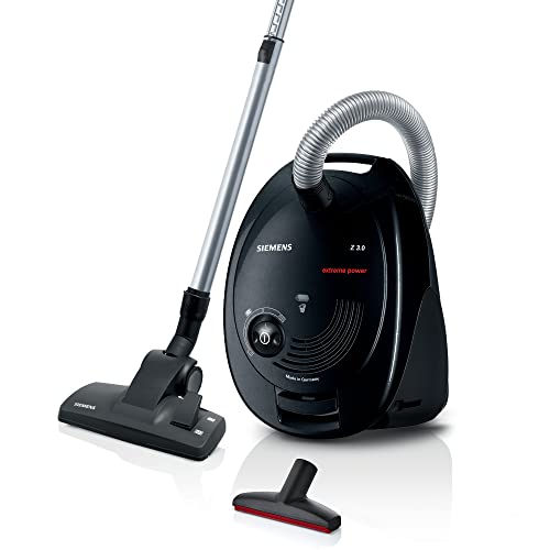 Siemens Vsz3Xtrm11 Aspirapolvere Z3.0 Extreme Power 41L/S, Tecnologia A Compressione, Sistema Di Filtraggio Ultra Hepa