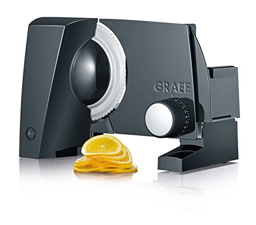 Graef S 10002 Tagliafiambi In Alluminio Nero