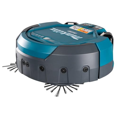 Makita Drc200Z Aspirapolvere Robot 18Vx2 Bl, 0 W, 36 V, Turchese/Nero