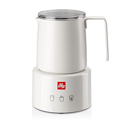 Illy Milk Frother, Montalatte Elettrico Per Schiuma Latte Calda E Fredda E Cioccolata Calda