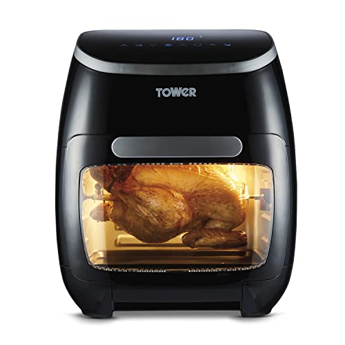 Tower T17039 Forno Ad Aria/Friggitrice Ad Aria Digitale Xpress 5-In-1, Air Fryer Con Circolazione Rapida Dell'Aria, Friggitrice Aria/Fornetto Con Time