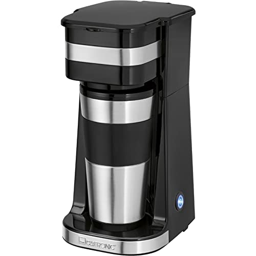 Clatronic® Macchina Da Caffè Con Tazza Da Caffè Da 400 Ml, Adatta Per Tutti I Comuni Portabicchieri (Ad Esempio Auto) | Macchina Da Caffè Con Filtro I