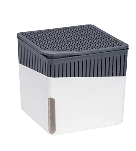Wenko Deumidificatore Cube 500 G Bianco Capacità: 0.8 L, Abs, 13 X 13 X 13 Cm, Bianco