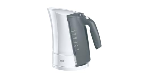 Braun Wk 500 Aquaexpress Bollitore, 1.7 L, Bianco/Grigio