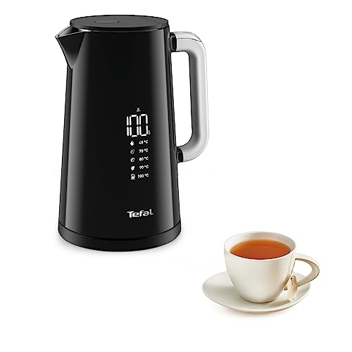 Tefal Smart N' Light 1.7L Noir Ko850810 Bouilloire Avec Contrôle Affichage Digital 5 Choix De Température Nero Bollitore Con Controllo Display Scelte