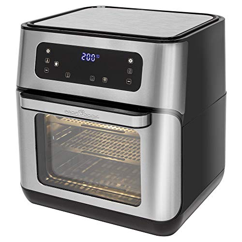 Friggitrice Ad Aria Calda Proficook Pc-Fr 1200 H,Versatile Friggitrice Ad Aria Calda Per Una Dieta A Basso Contenuto Di Grassi,Funzione Disidratatore