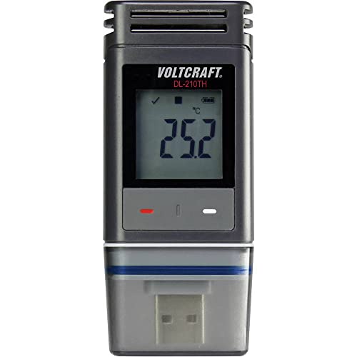 Voltcraft Dl-210Th Dl-210Th Data Logger Temperatura, Data Logger Umidità Misura: Temperatura, Umidità Dellaria -30 Fino