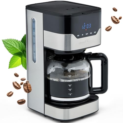 Proficook® Macchina Da Caffè | Per 12-14 Tazze Di Caffè | Macchina Da Caffè Con Filtro A 3 Livelli Di Aroma Elettrico | Coffee Machine Con Sensore Tou