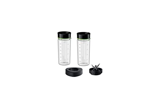 Braun Household Smoothie2Go Brsk002 - Set Di Accessori Per Frullati E Bevande, Compatibile Con Powerblend 9, Senza Bpa, Lavabile In Lavastoviglie, Ner