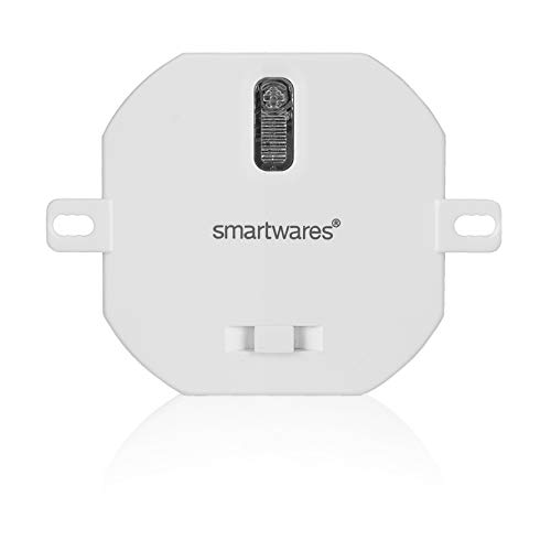 Smartwares Sh4-90265 - Modulo Da Incasso Plug & Connect, Dimmerabile, Per Illuminazione Wireless Fino A 200 W, Sistema Domotico Bianco
