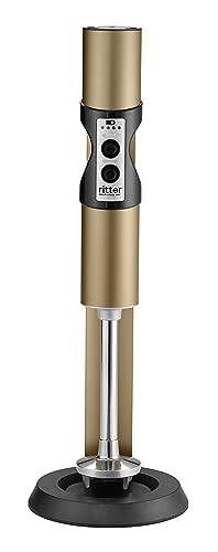 Frullatore A Immersione Ritter Stilo 7, Marrone Scuro, Wireless, Frullatore A Immersione A Batteria Ricaricabile, Made In Germany