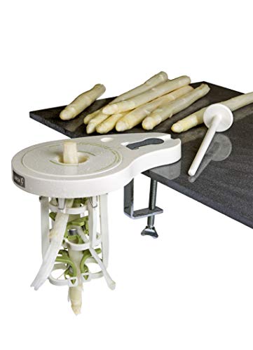 Lurch Pelapatate Ii/Table Con 6 Lame Incluso Supporto Da Tavolo Verde, Lame In Plastica/Acciaio Inossidabile, Bianco, 11 X 14 X 24 Cm