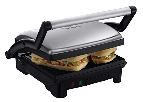 Russell Hobbs Griglia Elettrica, Tostapane, Scalda Panini Antiaderenti, Acciaio Inox