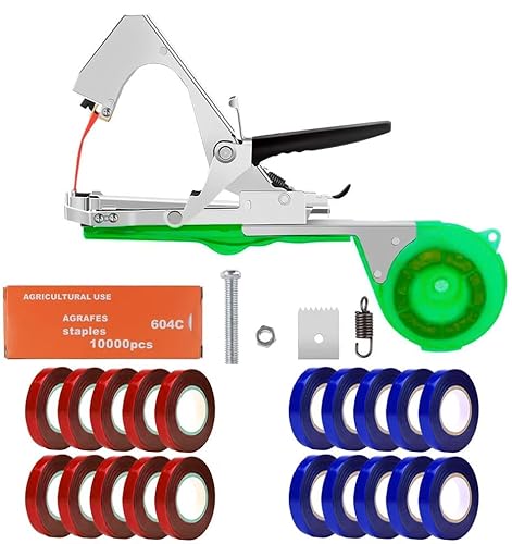 Legatrice Per Piante, Attrezzi Orto Pinza Legatrice,Tying Macchina Strumento Nastro A Mano Per Legare Pomodori Uva Fiori Verdura Vigneto, Attrezzo A D