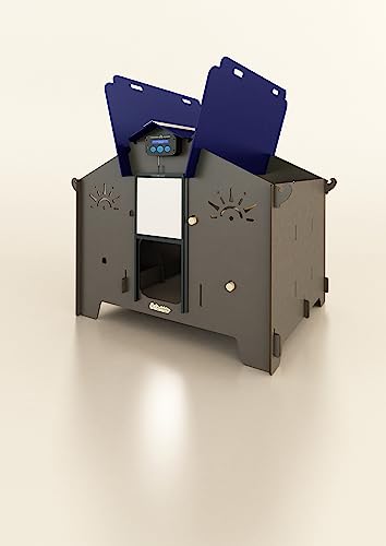Pollaio Per 10 Galline Ovaiole Con Porta Automatica 2 Posatoi 3 Nidi Interni Polly Farm 2Xl In Laminato Hpl