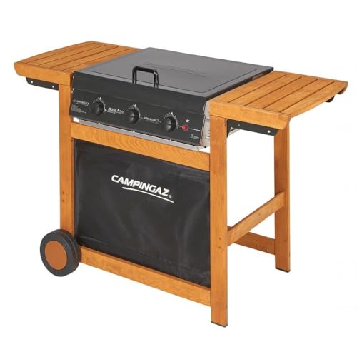 Campingaz Grill Barbecue A Gas A Tre Bruciatore 14 Kw, Nero Marrone, 128 X 59 X 89 Cm