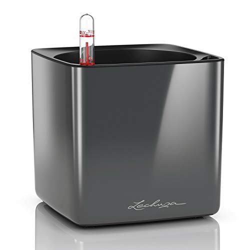 Lechuza Cube Glossy 14 Antracite Lucido 13511