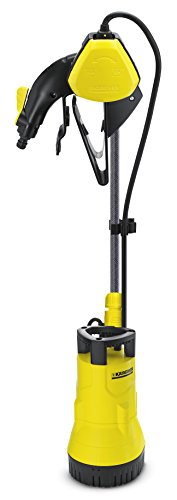 Kärcher Bp 1 Barrel Elettropompa Da Giardino - Portata Max 3800L/H, Profondità Immersione Max 7 M, Pressione Max 1.1 M/Bar, Kit Di Montaggio, Prefiltr